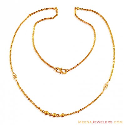 22K Gold Fancy Chain  ( 22Kt Gold Fancy Chains )