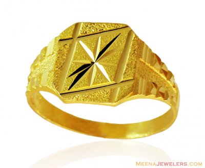 22k Mens Gold Ring ( Mens Gold Ring )