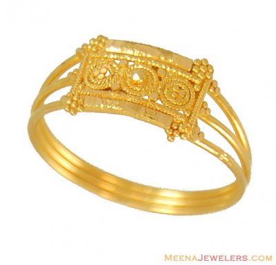 Ladies Gold Ring (22 karat) ( Ladies Gold Ring )
