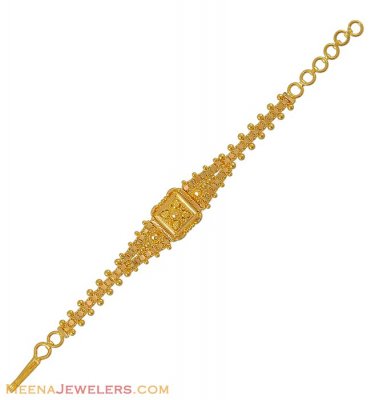 22k Fancy Bracelet For Kids ( 22Kt Baby Bracelets )