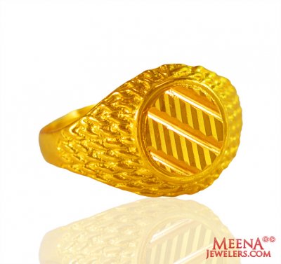 22 Karat Gold Ring For Mens ( Mens Gold Ring )