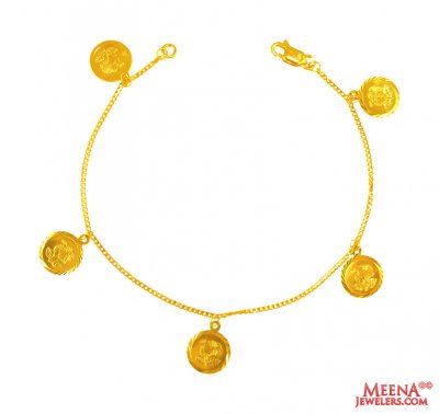 22 Kt Gold Ginni Bracelet ( Ladies Bracelets )