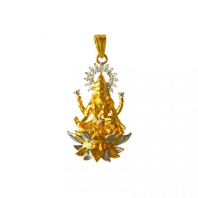 22 kt Gold Laxmi Pendant ( Ganesh, Laxmi and other God Pendants )