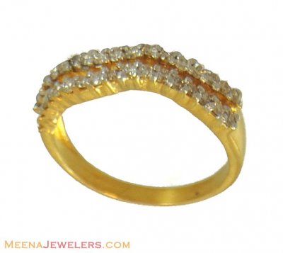 18k Yellow Gold Diamond Ring ( Diamond Rings )