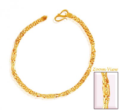 22k Gold Mens Bracelet ( Men`s Bracelets )