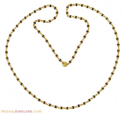 Gold Tulasi Mala (22Kt) ( 22Kt Long Chains (Ladies) )