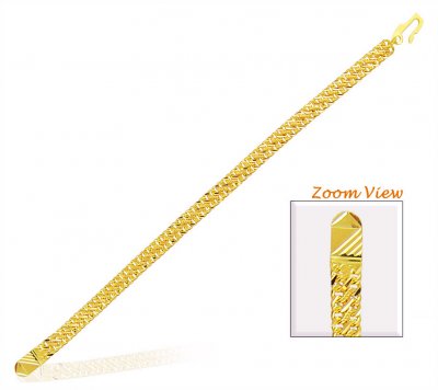 Mens 22K Fancy Bracelet ( Men`s Bracelets )