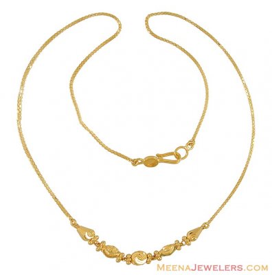 Indian Dokia Chain (22 Karat) ( 22Kt Gold Fancy Chains )