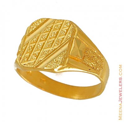 22 Karat gold mens ring ( Mens Gold Ring )