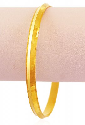 Laser Cut Boys Punjabi 22K Kada ( Mens Gold Kada )