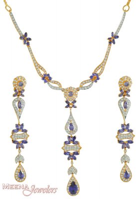 Gold Designer Necklace Set ( Gold Designer Sets )