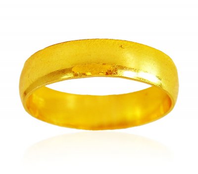 22 Karat Gold Plain Band  ( Wedding Bands )