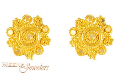 22K Gold Filigree Tops ( 22 Kt Gold Tops )