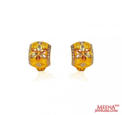 22k Fancy Clip On Earrings ( Clip On Earrings )