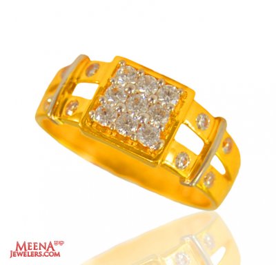 Gold Mens Ring 22 kt ( Mens Signity Rings )