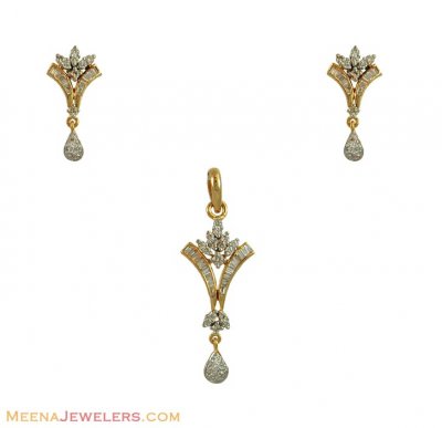 Fancy Diamond Pendant Set ( Diamond Pendant Sets )