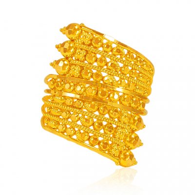 22K Gold Traditional Ring  ( Ladies Gold Ring )