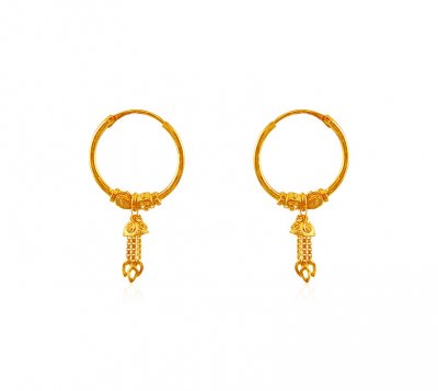 22K Chandelier Bali ( Hoop Earrings )