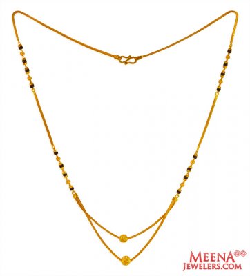 22Kt Gold Layered Mangalsutra ( MangalSutras )