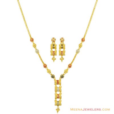 22K Gold Fancy Tricolor Set ( Light Sets )