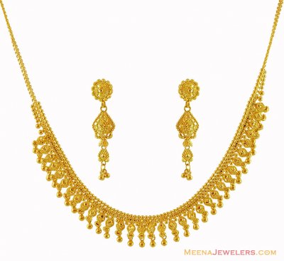 Beautiful 22K Necklace Set ( Light Sets )