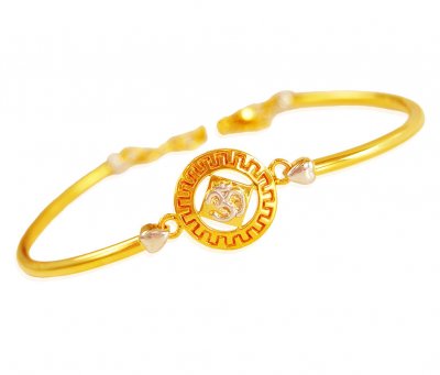 22k Gold OM Bracelet ( Ladies Bracelets )