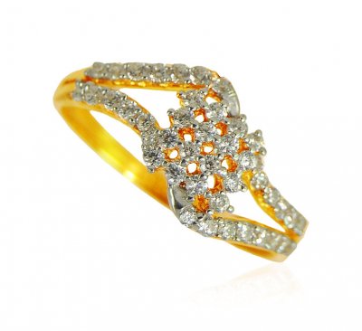 22k Gold Designer Ring  ( Ladies Signity Rings )