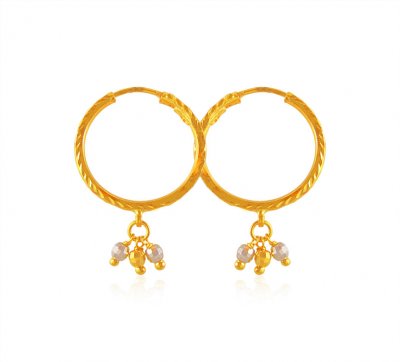 22karat Gold Hoop Earrings ( Hoop Earrings )