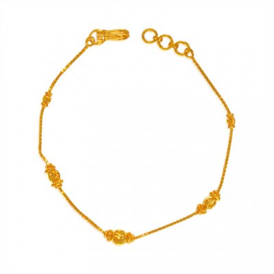 22Kt Gold Fancy Bracelet for Ladies ( Ladies Bracelets )