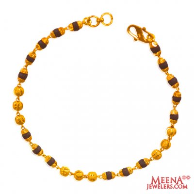 22 Karat Gold Tulsi beads Bracelet ( Ladies Bracelets )