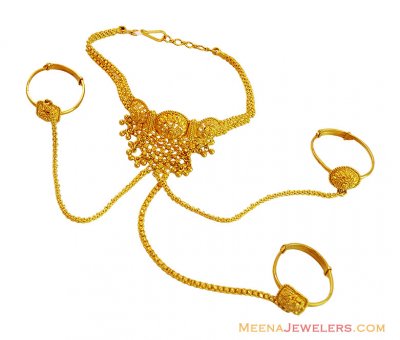 22K Gold Ladies Panja  ( Ladies Bracelets )