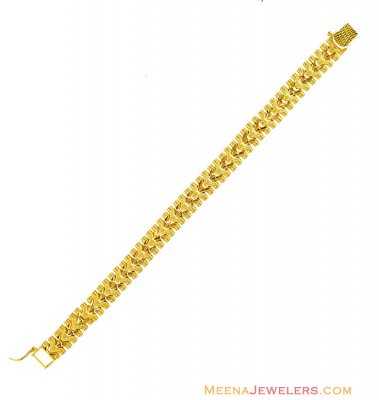 Fancy Gold Mens Bracelet ( Men`s Bracelets )