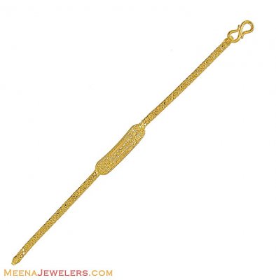 22Kt Gold Designer Bracelet ( 22Kt Baby Bracelets )