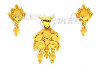 22 Kt Gold Pendant Sets ( Gold Pendant Sets )