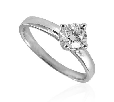 18K White Gold Diamond Ring ( Diamond Rings )