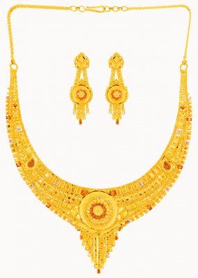 22 Karat Gold Three Tone Set ( 22 Kt Gold Sets )