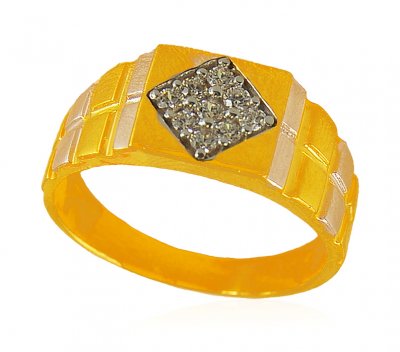 Gold Mens Signity Ring ( Mens Signity Rings )