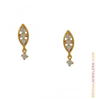 22k Fancy Signity Earring ( Signity Earrings )