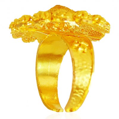 Adjustable 22K Gold Ring  ( Ladies Gold Ring )