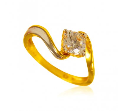 22K Gold Ladies Ring ( Ladies Signity Rings )