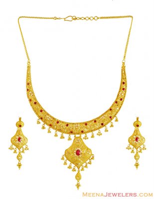 22k Gold Exclusive Necklace Set ( 22 Kt Gold Sets )