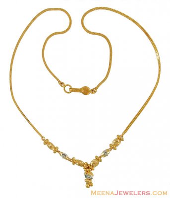 22Kt Gold Dokia Chain ( 22Kt Gold Fancy Chains )