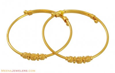 22k Gold Baby Bangles ( Baby Bangles )