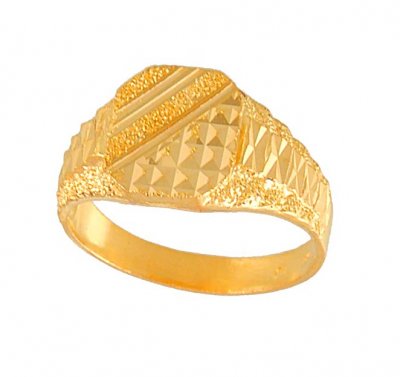 22Kt Gold Mens Ring ( Mens Gold Ring )
