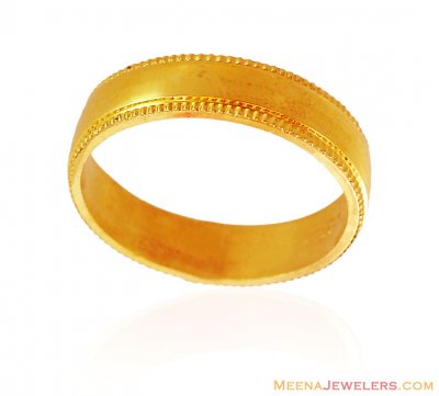 Milgrain 22K Band ( Wedding Bands )