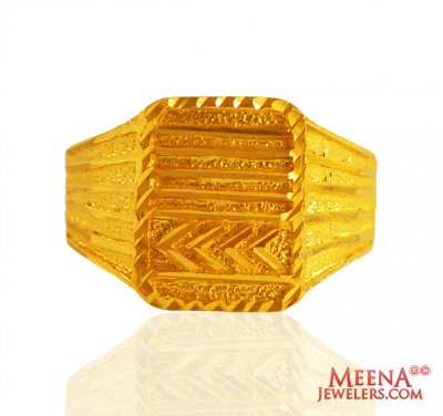 22kt Gold Mens Ring ( Mens Gold Ring )