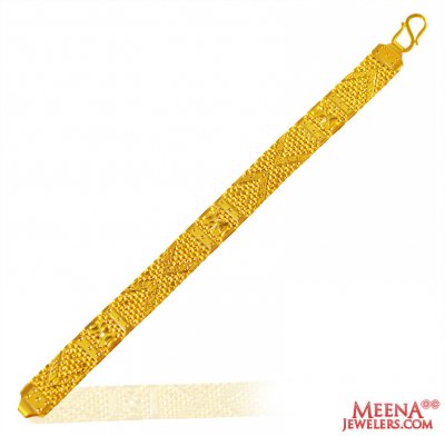 22Kt Gold Men Bracelet  ( Men`s Bracelets )