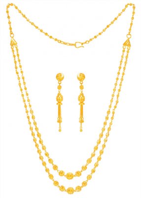 22k Gold Layered Set ( 22 Kt Gold Sets )