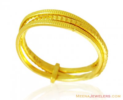 Ladies Fancy Band 22k Gold ( Wedding Bands )