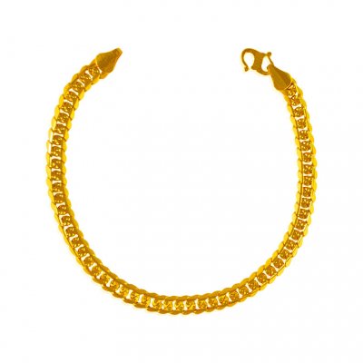 22K Gold Fancy Bracelet ( Men`s Bracelets )